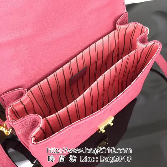 路易威登LV頂級原單 Pochette Metis手袋 M41487玫紅色斜挎包 YDH1601